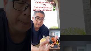 Chicken Cheetos Vs Chicken Broccoli Fr albertcancook FRIED CHICKEN LEGS  shorts friedchicken [upl. by Ahsiyk]