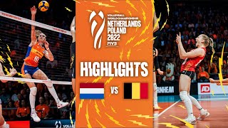 🇳🇱 NED vs 🇧🇪 BEL  Highlights Phase 1  Womens World Championship 2022 [upl. by Enaywd]