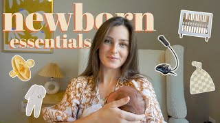 MINIMALIST Newborn Essentials  Most Used Baby Products [upl. by Gilud]