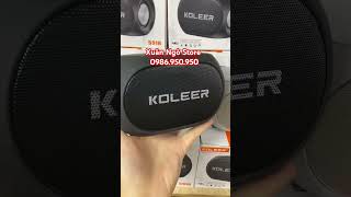 Loa Bluetooth hãng KOLEER S918  loa karaoke miniloabluetooth loakaraoke youtubeshorts [upl. by Anilak]