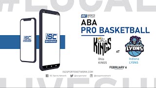 LIVE ABA Basketball Indiana Lyons vs Ohio Kings 2622 [upl. by Zat]