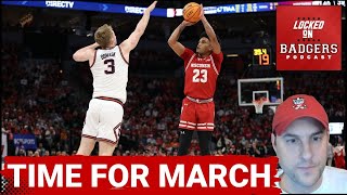 Wisconsin Badgers and Illinois Fighting Illini basketball reaction show Its time for March Madness [upl. by Jews]