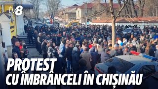 Protestatarii sau luat la harță în fața Curții Constituționale [upl. by Innoj]