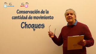 Choques Conservación de la cantidad de movimiento [upl. by Dasa470]