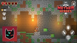 NETHER HEROES Gameplay [upl. by Enaxor]