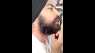 how to tie a smart beard by randeep singh [upl. by Lledner871]