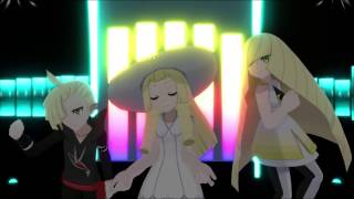 MMD Lusamine Lillie and Gladion  WAVE [upl. by Akinat]