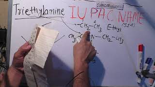 triethylamine iupac name in Hindi  Surendra Khilery [upl. by Assirialc729]