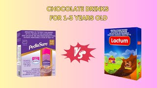 Pediasure vs Lactum Chocolate Drinks For Kids [upl. by Etienne95]