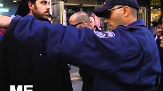 SundayPriests protesters in the Haredi Jewish Quarter in Jerusalem [upl. by Earleen]