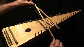 quotGreensleevesquot on Bowed Psaltery [upl. by Bradeord]