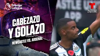 Gol de Alexander Isak para el primero  Newcastle vs Arsenal  Premier League  Telemundo Deportes [upl. by Tut]