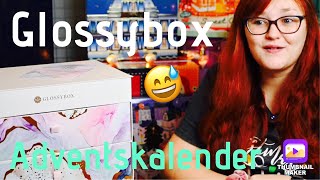 ADVENTSKALENDER UNBOXING  Glossybox Adventskalender 2024  Wer hat das bitte verpackt [upl. by Taimi]