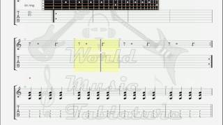 Default Wasting My Time GUITAR 1 TAB [upl. by Abba118]