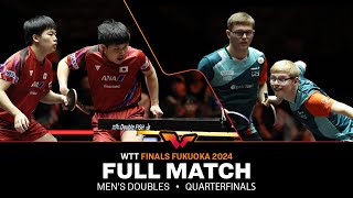 FULL MATCH  Harimoto  Matsushima vs Lebrun  Lebrun  MD QF  WTTFukuoka 2024 [upl. by Merkle]