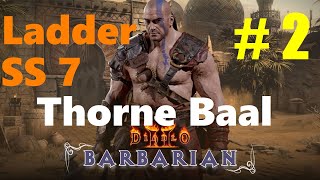 D2R  BARBARIAN LADDER SS 7  THRONE OF DESTRUCTION  PART 2 [upl. by Nefets]