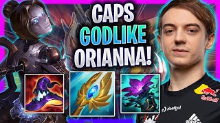 CAPS GODLIKE ORIANNA GAME  G2 Caps Plays Orianna Mid vs Ahri  Season 2024 [upl. by Oneladgam]