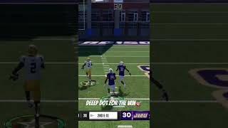 dot downfield how y’all like ncaa25 music ncaa25 collegefootball gaming viral Crillix foryou [upl. by Notsew723]