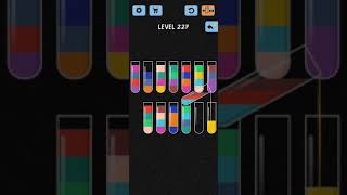 Water Color Sort Level 227 Walkthrough Solution iOSAndroid [upl. by Ellennahs]