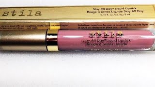 Stila stay all day liquid lipstick in baci [upl. by Levinson359]