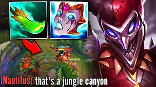 PINK WARD WITH THE JUNGLE GAP OF THE CENTURY HYBRID SHACO BUILD [upl. by Leber]