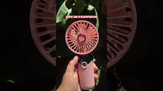 Rechargeable Mini fan from shopee budolfinds minifan rechargeablefan [upl. by Anairuy]