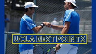 UCLA Tennis ● Bruins Best Points and Rallies [upl. by Yllod174]