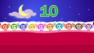 Ten In The Bed Nursery Rhyme with Lyrics [upl. by Anrat]