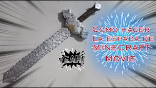 COMO HACER LA ESPADA DE MINECRAFT [upl. by Button504]