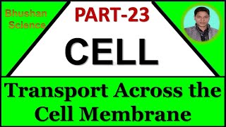 Transport across the cell membrane overview in Hindi  Bhushan Science [upl. by Nerine997]