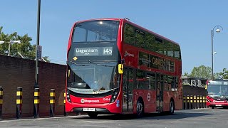 FRV Stagecoach London Route 145 Leytonstone  Dagenham Asda Enviro400 MMC Hybrid 12404 YY66 PHF [upl. by Papke168]