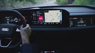 NEW AUDI Q6 etron 2024  DRIVING SOUND amp details [upl. by Nabla]