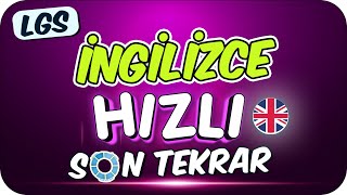 LGS İngilizce Hızlı Son Tekrar 🚀 İNGİLİZCEDE EKSİK KONU KALMIYOR❗ [upl. by Evilc]