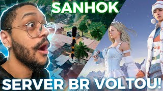 SERVER BR VOLTOU SANHOK E NOVO PASSE NO PUBG [upl. by Apoor]