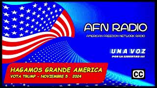 AFN RADIO HAGAMOS GRANDE AMERICA [upl. by Ellecram]