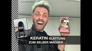 Keratin Glättung für zu Hause im Test was sagt ein Friseur dazu [upl. by Haseefan]