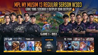 AMAZING GAME S13 🔥 TODAK MELANGGAR THQ  TODAK VS TEAM HAQ GAME 1 MPL MY S13 MOBILE LEGEND [upl. by Wedurn]