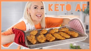 YOU NEED TO TRY THIS EASY AF COCONUT CHICKEN RECIPE OH AND KETO AF [upl. by Xanthus121]