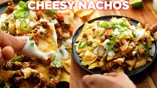 NoBake Cheesy Nachos Recipe [upl. by Hillie840]