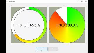 round progress bar animation python PyQt5 circular progress bar python [upl. by Philps592]