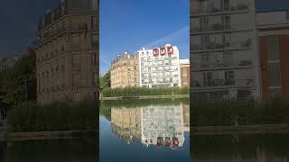 Morning Walk around a Canal in Paris  Jogging  paris france france24 paris2024 [upl. by Zoltai]