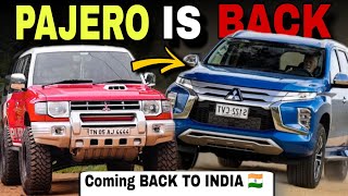 MITSUBISHI PAJERO 2024 coming back to INDIA मात्र 25 लाख मे 🔥  Fortuner तो गाई भाई 💪 pajero [upl. by Ttnerb]