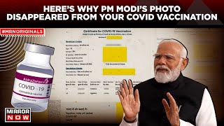 Covishield Side Effect Row PM Modi’s Photo Removed From Covid Vaccine Certificates Centre Responds [upl. by Aivizt]