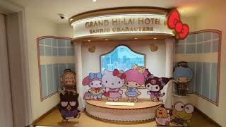 Sanrio Hotel Theme rooms  Grand Han Lai Hotel [upl. by Adnola522]