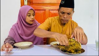 MASAK DAN MUKBANG DAGING KPALA KAMBING MANTUL [upl. by Qerat191]