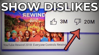 How To Restore Dislikes on YouTube [upl. by Mandy440]