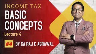 4 Basic Concepts of Income Tax  Lecture 4  CA Raj K Agrawal [upl. by Stortz]