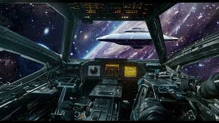 Cosmic Cockpit Calmness  Spacecraft White Noise for Sleep and Concentration  Interstellar Journey [upl. by Nofpets]