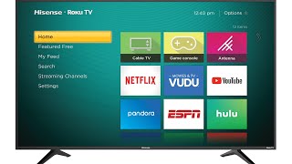 Hisense 75quot 4K HDR ULTRA HD Roku SMART TV R6 SERIES [upl. by Kalman]