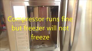 LG Refrigerator not freezing [upl. by Ttreve]